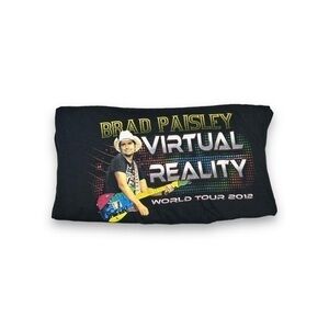 Gildan Brad Paisley 2012 Black Graphic Country Music Tshirt Size Large - "Paul"